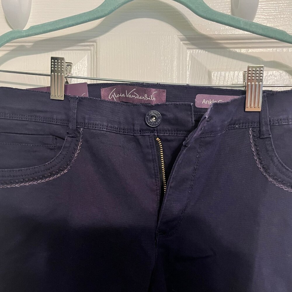 NWT Gloria Vanderbilt Purple Jeans - Picture 5 of 11